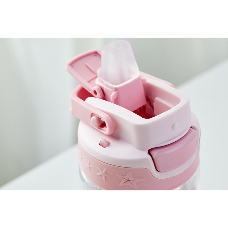 Korean Swan Lake - Tritan Push Straw Tumbler 470ml