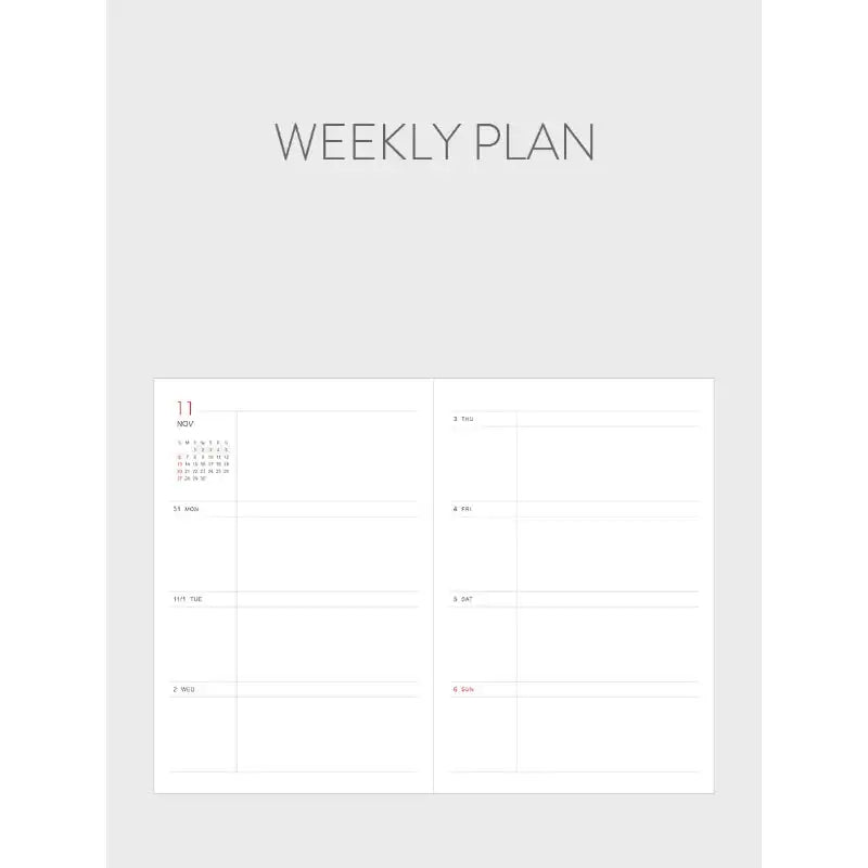 INDIGO - 2023 Prism Weekly Diary B6 - INDIGO - Diary - Harumio