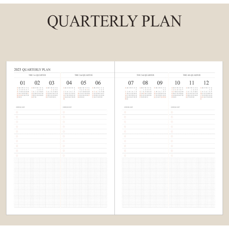 INDIGO - 2023 Official Big Monthly Scheduler