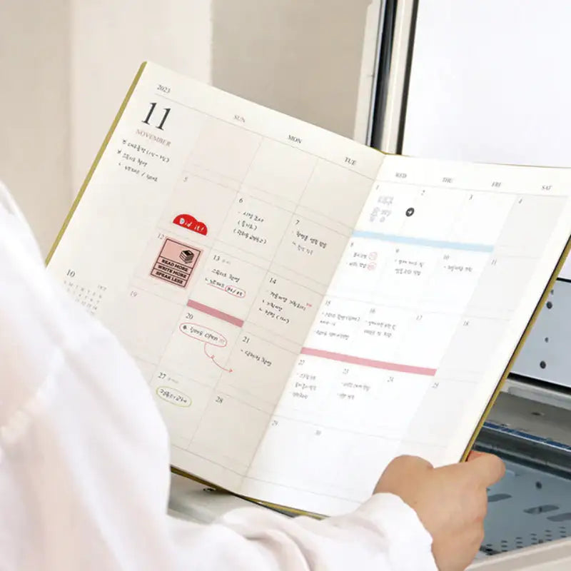 INDIGO - 2023 Official Big Monthly Scheduler - INDIGO - Diary - Harumio