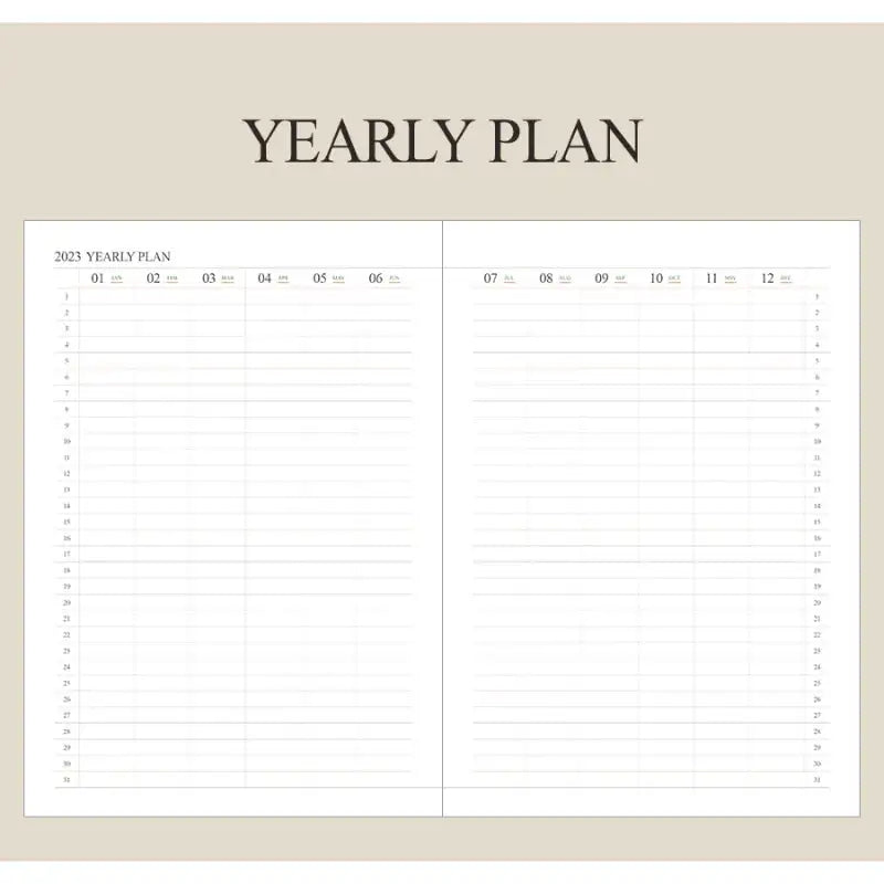 INDIGO - 2023 Official Big Monthly Scheduler - INDIGO - Diary - Harumio