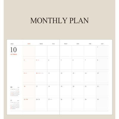 INDIGO - 2023 Official Big Monthly Scheduler