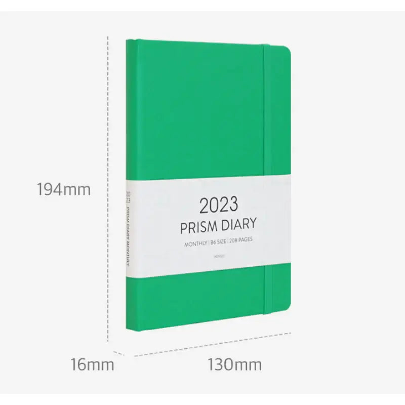 INDIGO - 2023 Prism Monthly Diary B6 - INDIGO - Diary - Harumio