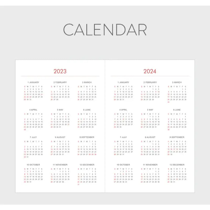 INDIGO - 2023 Prism Monthly Diary B6 - INDIGO - Diary - Harumio