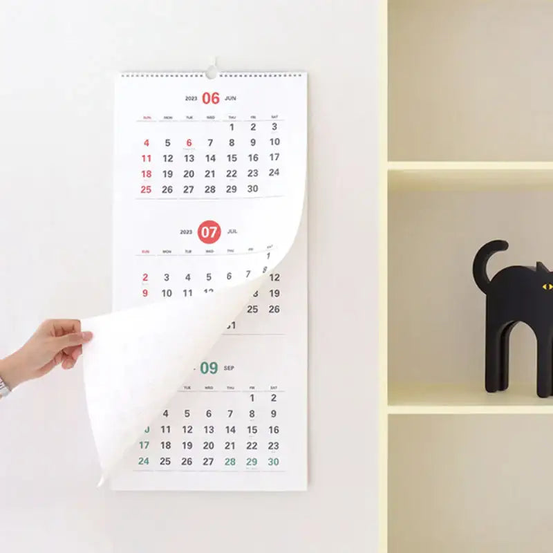 INDIGO - 2023 Prism 3-Month Display Wall Calendar - INDIGO - Calendars - Harumio
