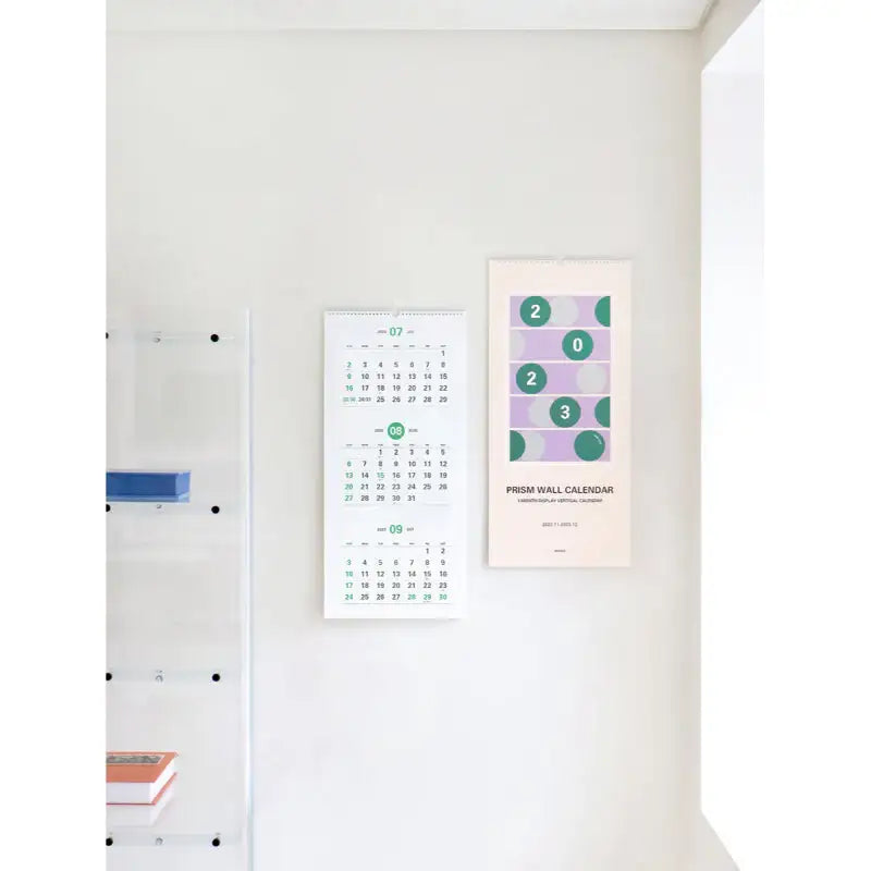 INDIGO - 2023 Prism 3-Month Display Wall Calendar - INDIGO - Calendars - Harumio