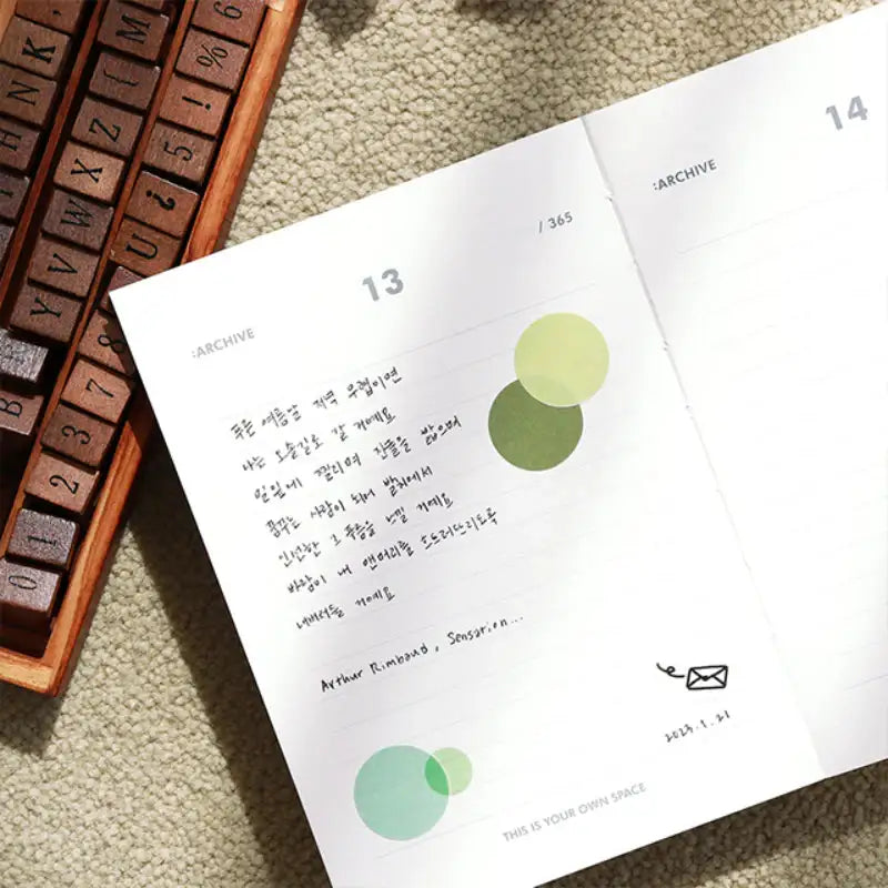 INDIGO - Basic 365 Diary - INDIGO - Diary - Harumio