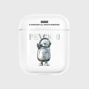 Earpearp x Pengsoo - Steel Pengsoo Airpods & Airpods 3 Clear Case - Earpearp x Pengsoo - Airpods Case - Harumio