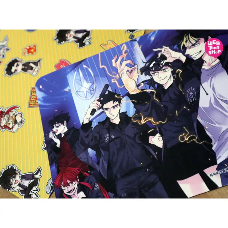Heroes Plan B - Mouse Pad - Webtoon Shop - Mouse Pad - Harumio