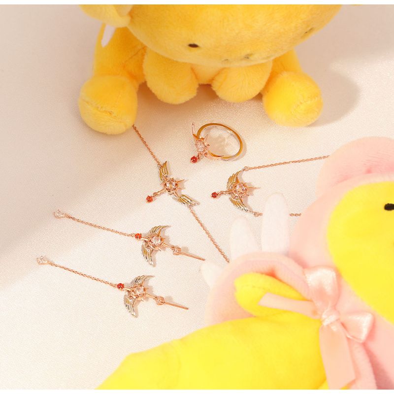 OST x Cardcaptor Sakura - Dream Wand Silver Necklace