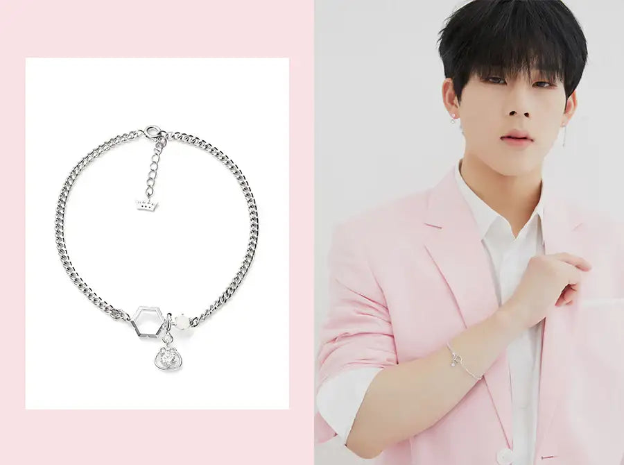 TWOTUCKGOM x MONSTA X - Birthstone Bracelet (925 Silver) - TWOTUCKGOM - Accessories, Jewelry - Harumio