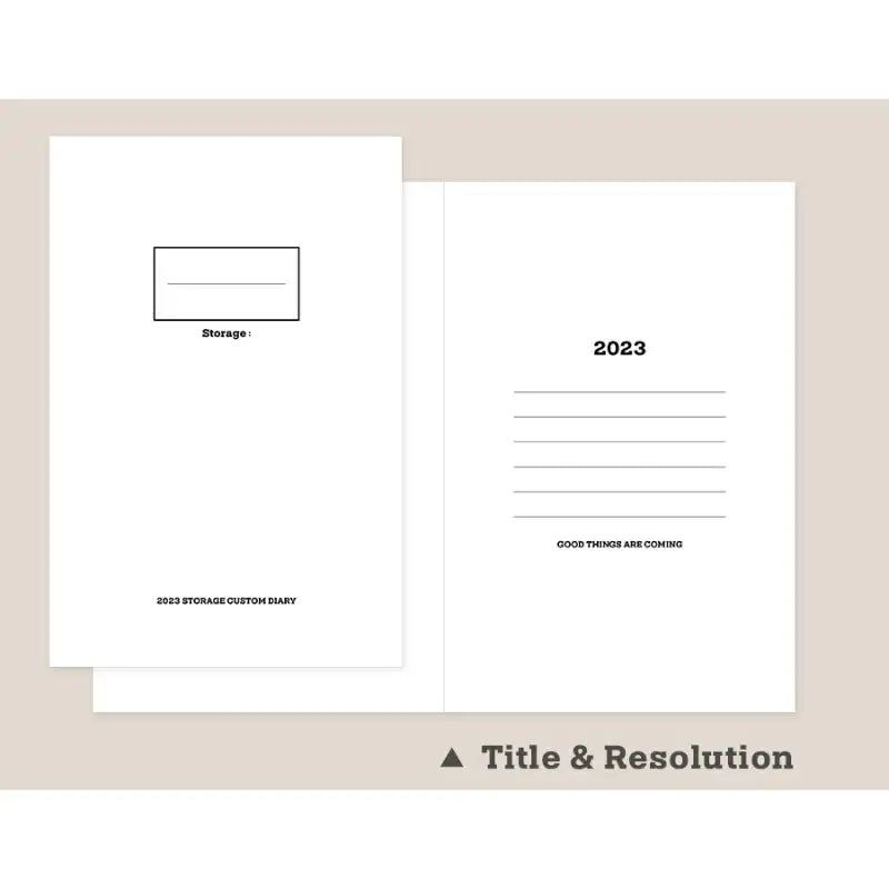 INDIGO - 2023 Storage Custom Diary - INDIGO - Diary - Harumio