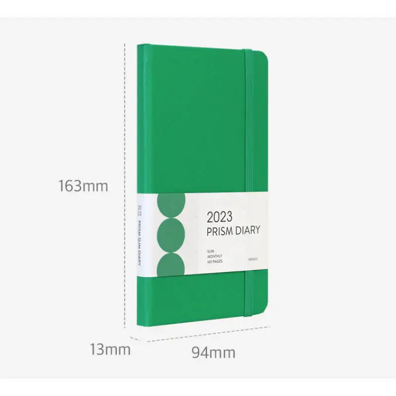 INDIGO - 2023 Prism Slim Monthly Diary - INDIGO - Diary - Harumio