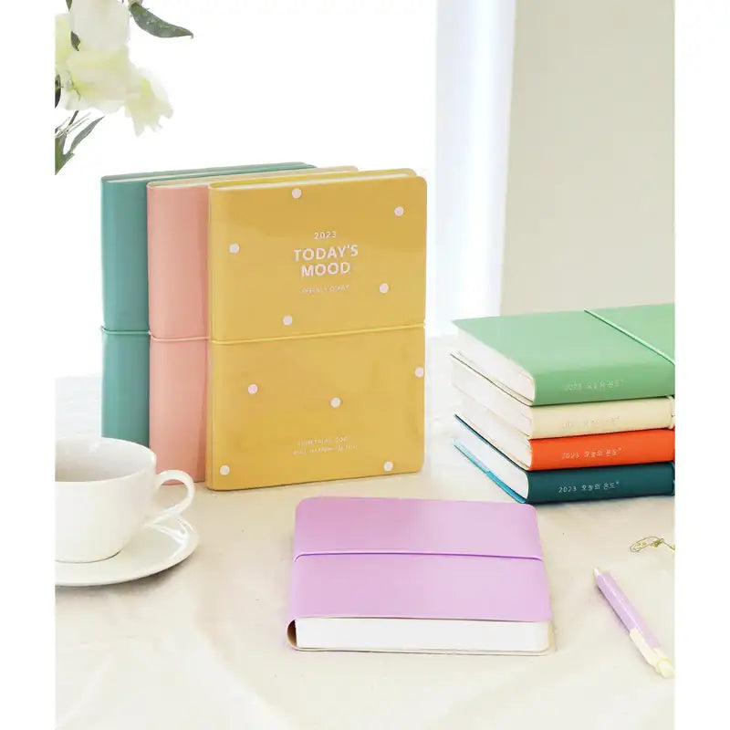 INDIGO - 2023 Today's Mood Weekly Diary B6 - INDIGO - Diary - Harumio