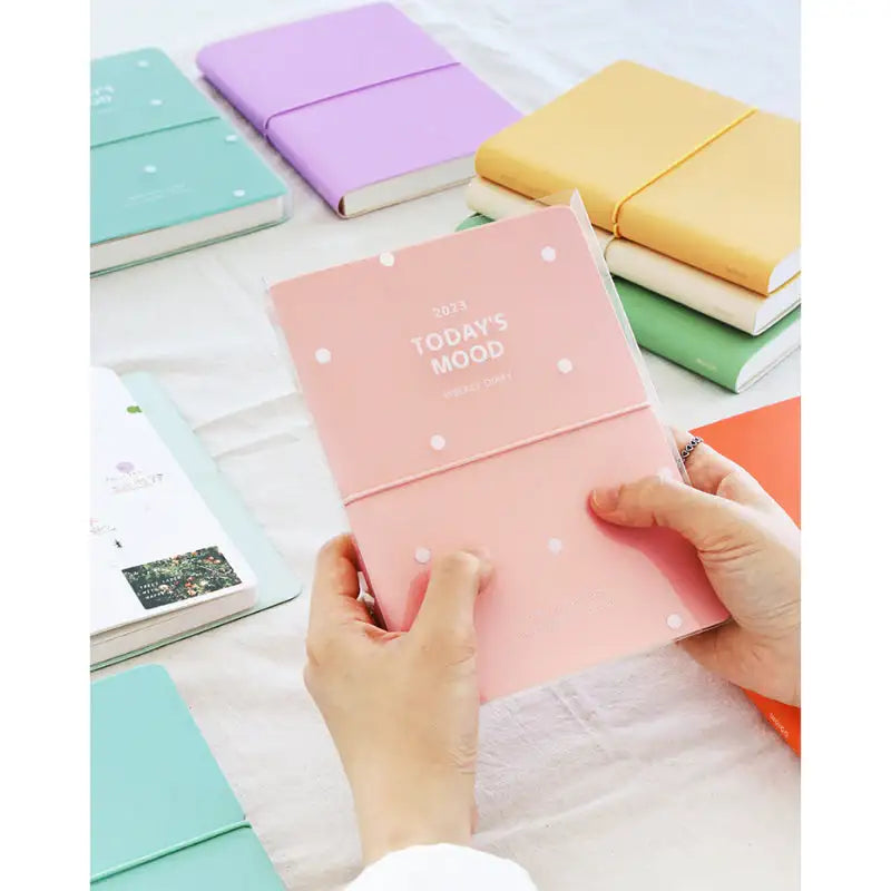 INDIGO - 2023 Today's Mood Weekly Diary B6 - INDIGO - Diary - Harumio