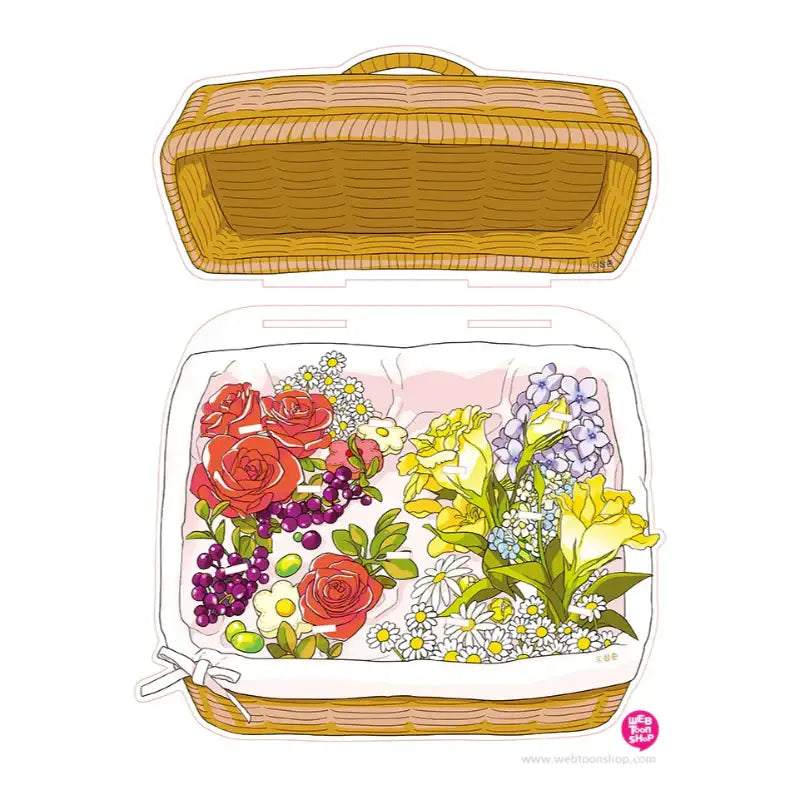 I Don't Want This Kind Of Hero - Flower Basket Acrylic Stand - Webtoon Shop - Acrylic Stand - Harumio
