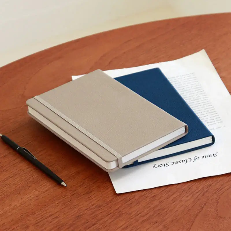 INDIGO - 2023 Prism Leather Weekly Diary B6 - INDIGO - Diary - Harumio