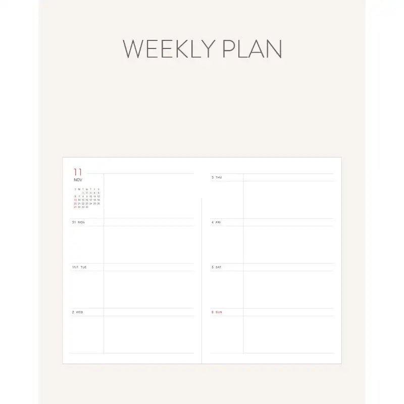 INDIGO - 2023 Prism Leather Weekly Diary B6 - INDIGO - Diary - Harumio