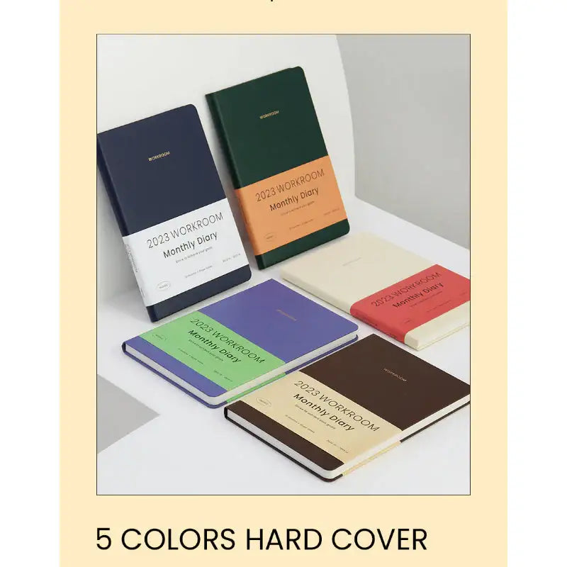 INDIGO - 2023 Workroom Monthly Diary A5 - INDIGO - Diary - Harumio