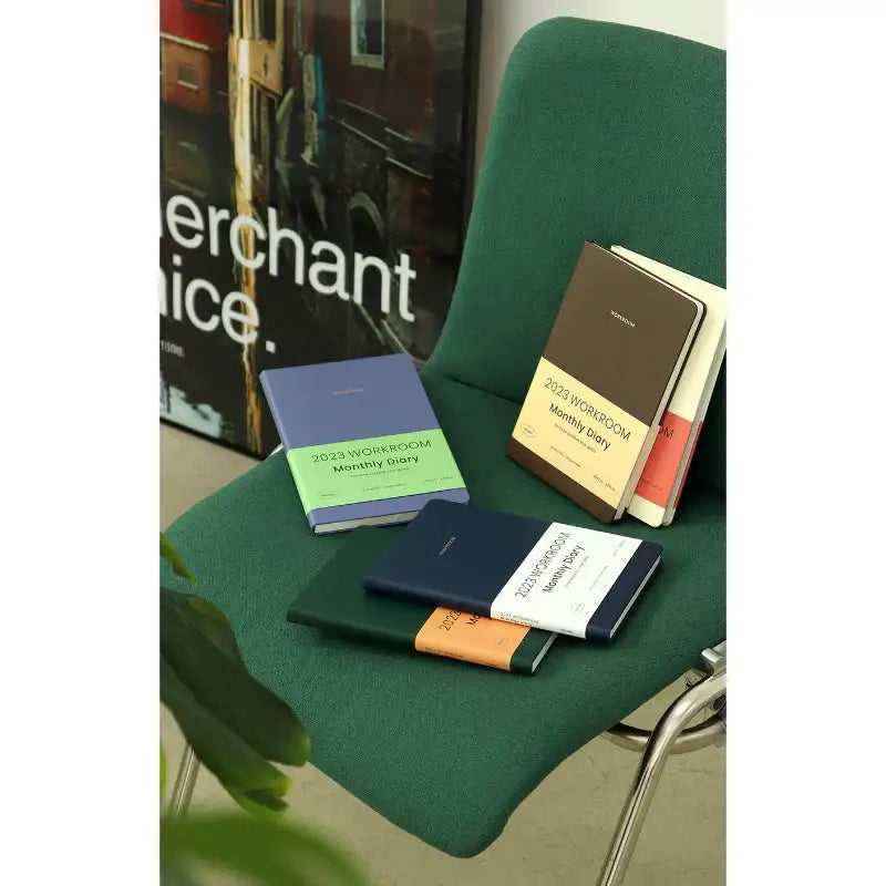 INDIGO - 2023 Workroom Monthly Diary A5 - INDIGO - Diary - Harumio