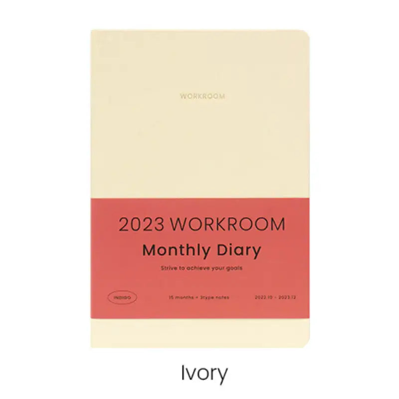 INDIGO - 2023 Workroom Monthly Diary A5 - INDIGO - Diary - Harumio