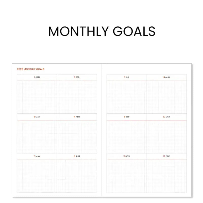 INDIGO - 2023 Workroom Monthly Diary A5 - INDIGO - Diary - Harumio