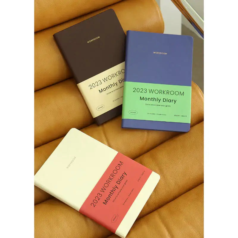 INDIGO - 2023 Workroom Monthly Diary A5 - INDIGO - Diary - Harumio