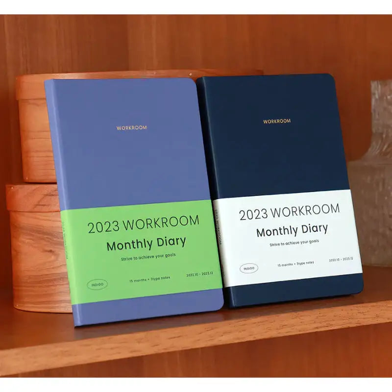 INDIGO - 2023 Workroom Monthly Diary A5 - INDIGO - Diary - Harumio