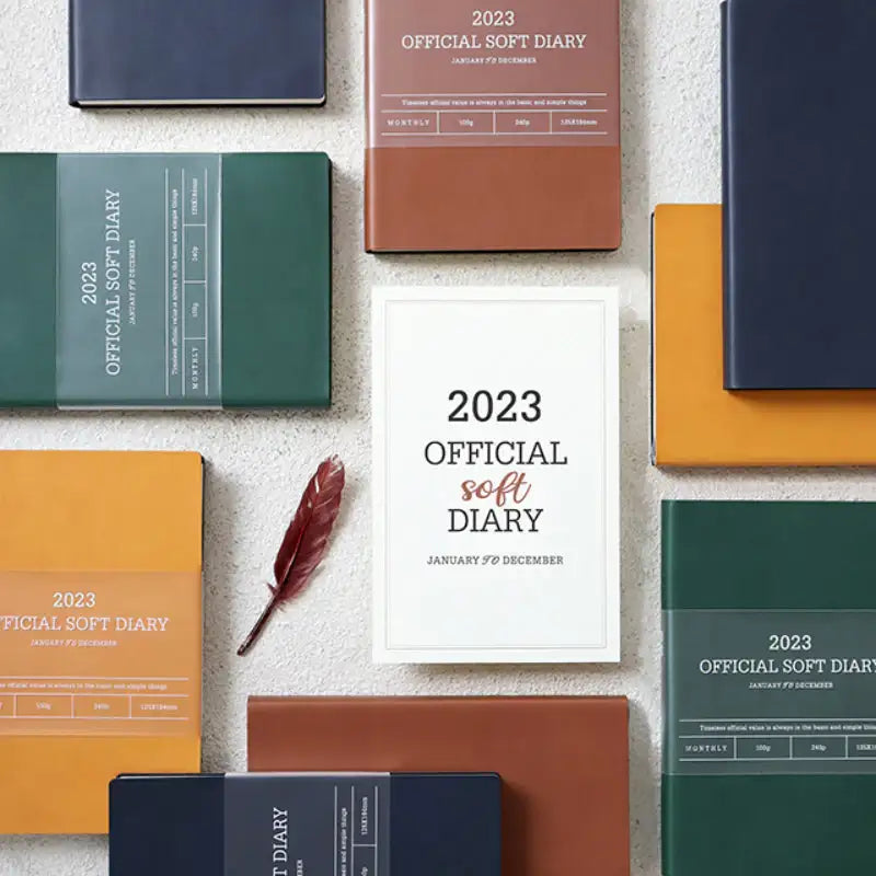 INDIGO - 2023 Official Soft Diary Monthly - INDIGO - Diary - Harumio