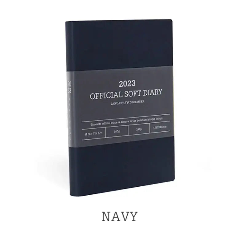 INDIGO - 2023 Official Soft Diary Monthly - INDIGO - Diary - Harumio