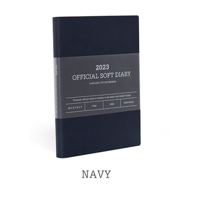 INDIGO - 2023 Official Soft Diary Monthly