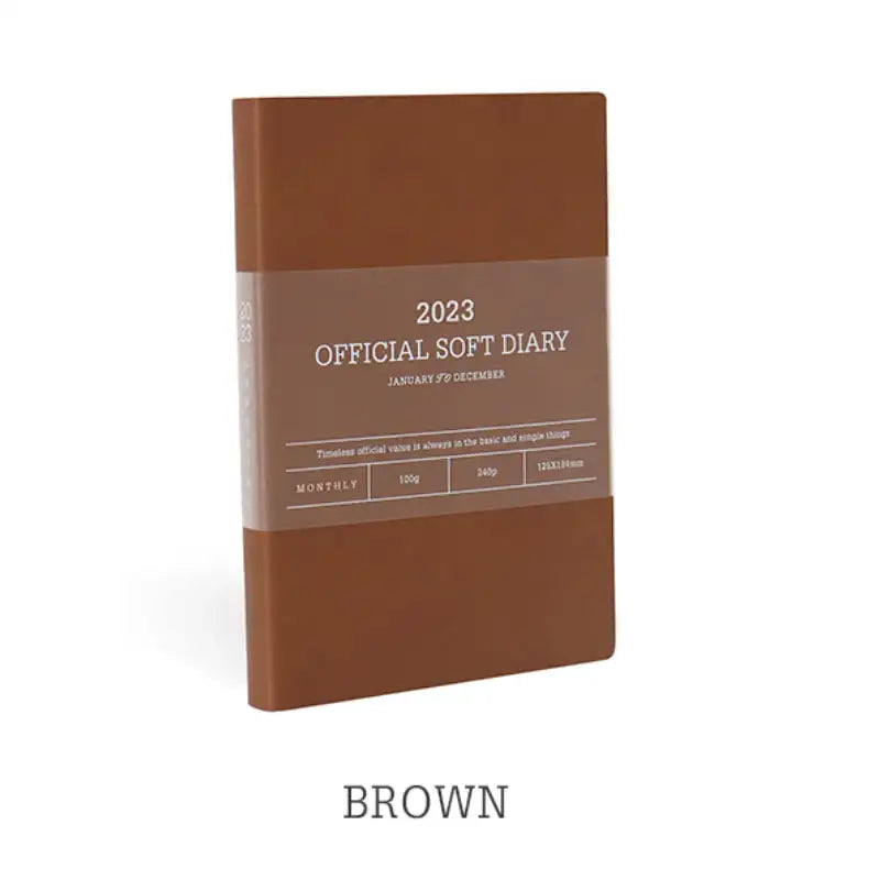 INDIGO - 2023 Official Soft Diary Monthly - INDIGO - Diary - Harumio