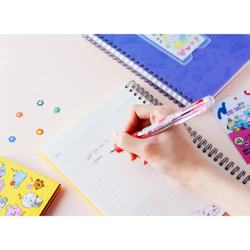 BT21 - Baby My Little Buddy 4-Color Ballpoint Pen - LINE FRIENDS - Stationery - Harumio