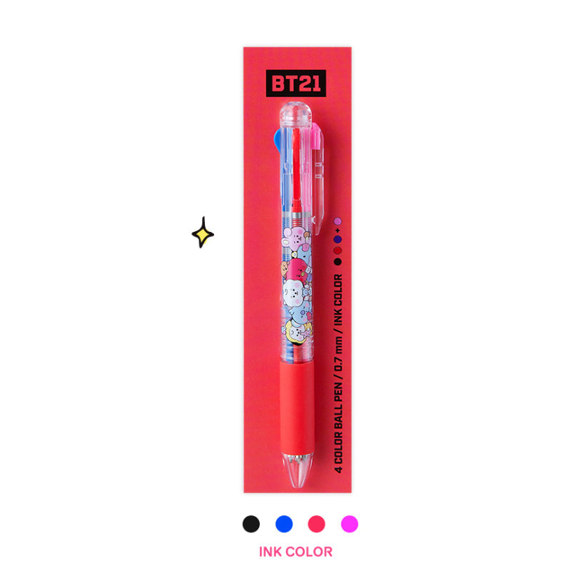 BT21 - Baby My Little Buddy 4-Color Ballpoint Pen