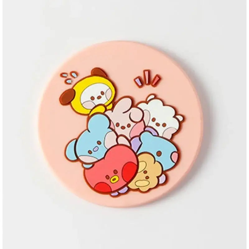 BT21 - Minini Silicone Hand Mirror - LINE FRIENDS - Hand Mirrors - Harumio