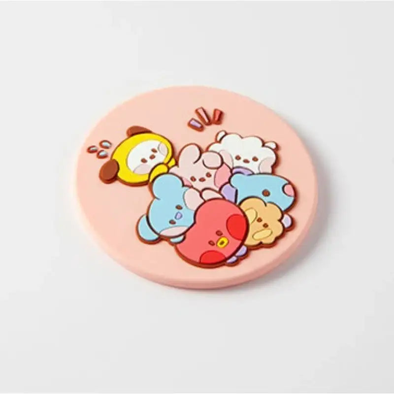 BT21 - Minini Silicone Hand Mirror - LINE FRIENDS - Hand Mirrors - Harumio