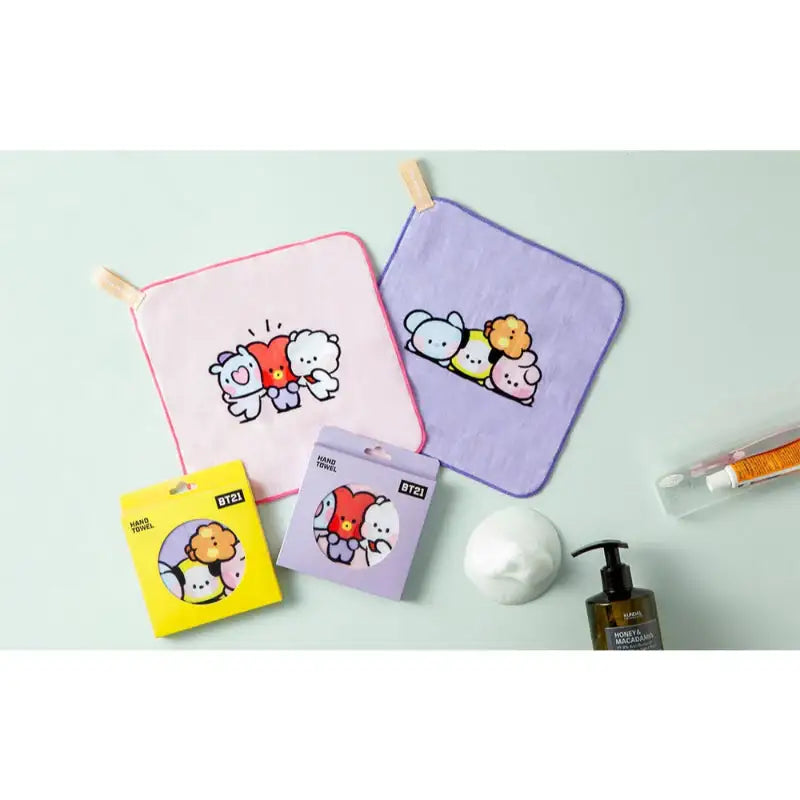 BT21 - Minini Hand Towel - LINE FRIENDS - Hand Towels - Harumio