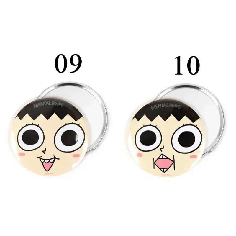 Don't Let Go of the Mental Rope - Round Pin Mirror - Webtoon Shop - Mirrors - Harumio