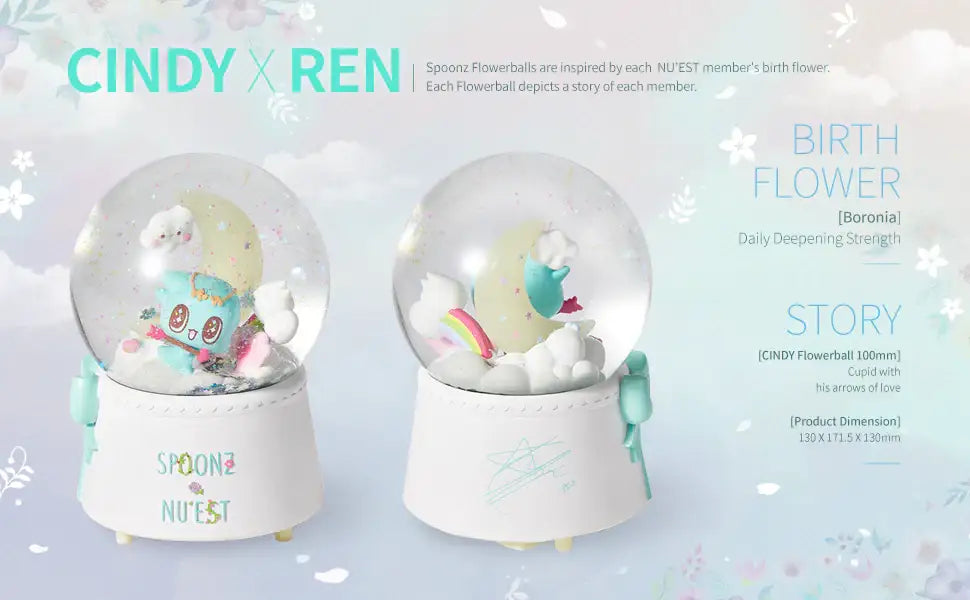 アイドル PING FLOWER BALL SPOONZ x NU'EST Spoonz x NU'EST- Flowerball – Harumio