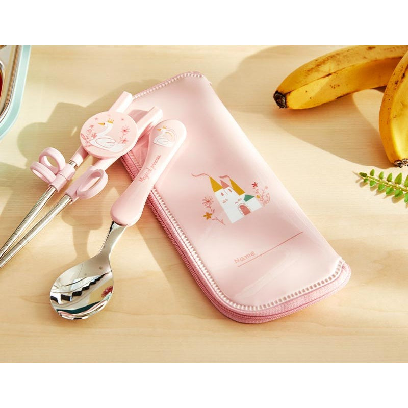 Korean Swan Lake - Cutlery Zipper Case Set