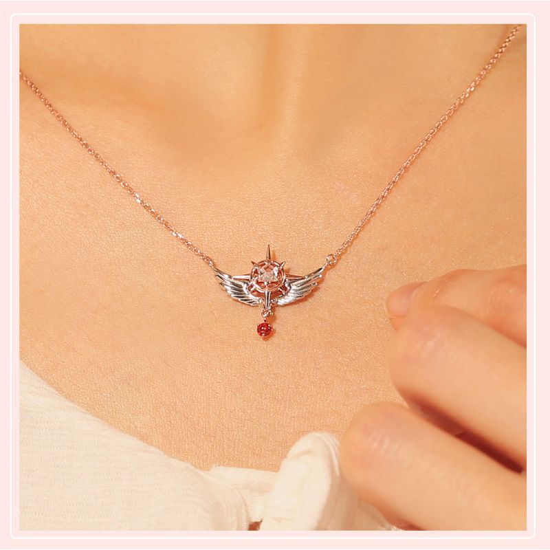 OST x Cardcaptor Sakura - Dream Wand Silver Necklace
