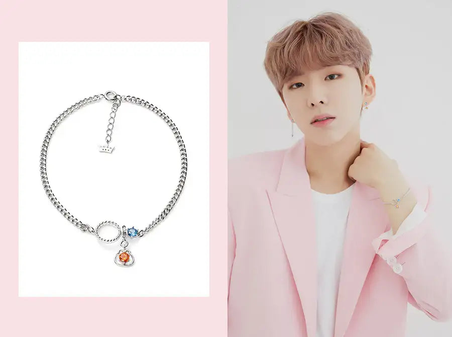 TWOTUCKGOM x MONSTA X - Birthstone Bracelet (925 Silver) - TWOTUCKGOM - Accessories, Jewelry - Harumio