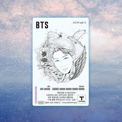 BTS - BTS Illust Transparent T-Money Transportation Card