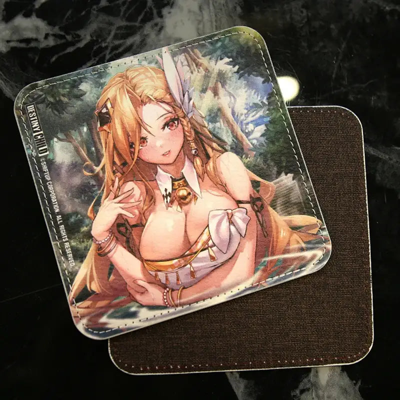 Destiny Child - Hot Spring Leather Coaster - Destiny Child - Accessories - Harumio