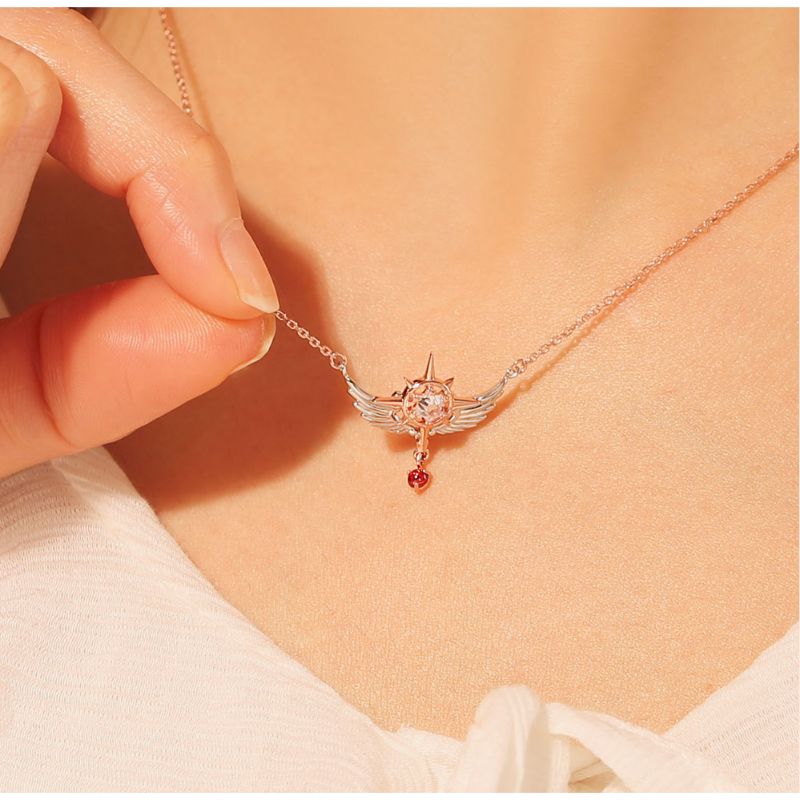 OST x Cardcaptor Sakura - Dream Wand Silver Necklace