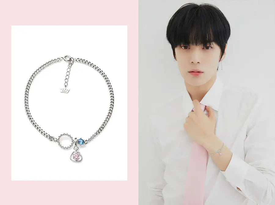 TWOTUCKGOM x MONSTA X - Birthstone Bracelet (925 Silver) - TWOTUCKGOM - Accessories, Jewelry - Harumio