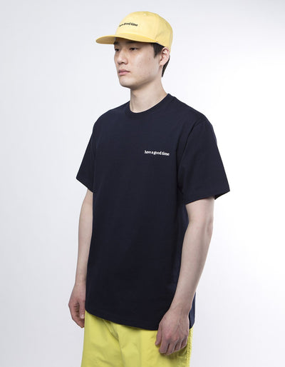 have a good time - Side Logo Short Sleeve T-shirt - Navy