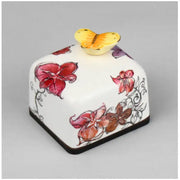 HK Studio - Moony Ceramic Purple Flower Musical Paperweight - HK Studio - Music Box - Harumio