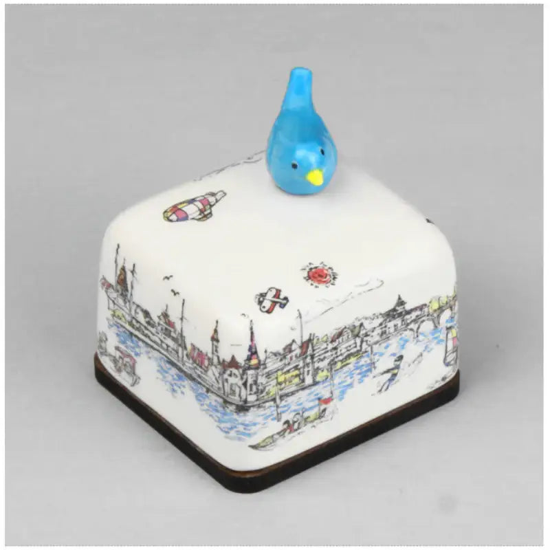 HK Studio - Moony Ceramic Port Musical Paperweight - HK Studio - Music Box - Harumio