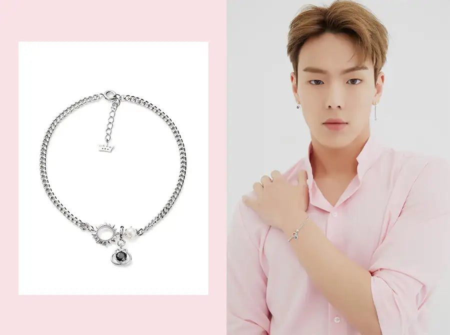 TWOTUCKGOM x MONSTA X - Birthstone Bracelet (925 Silver) - TWOTUCKGOM - Accessories, Jewelry - Harumio